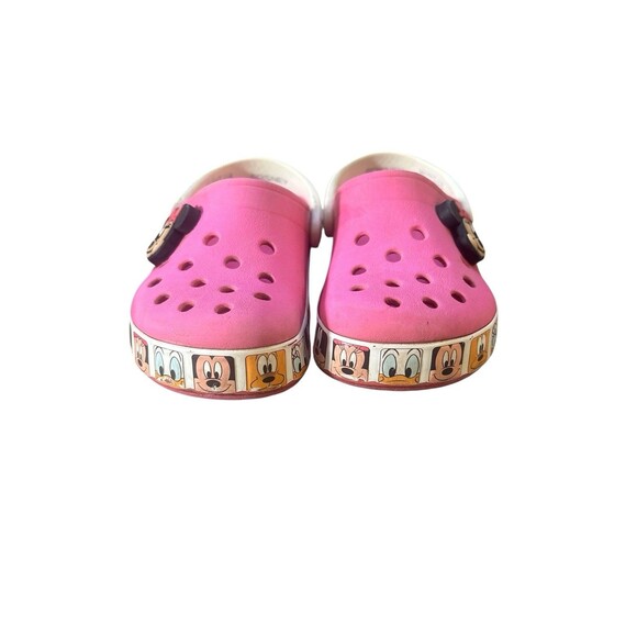 Crocs Toddler Girls Fun Lab Disney Minnie Mouse Band Clogs Size C9 - Picture 3 of 9